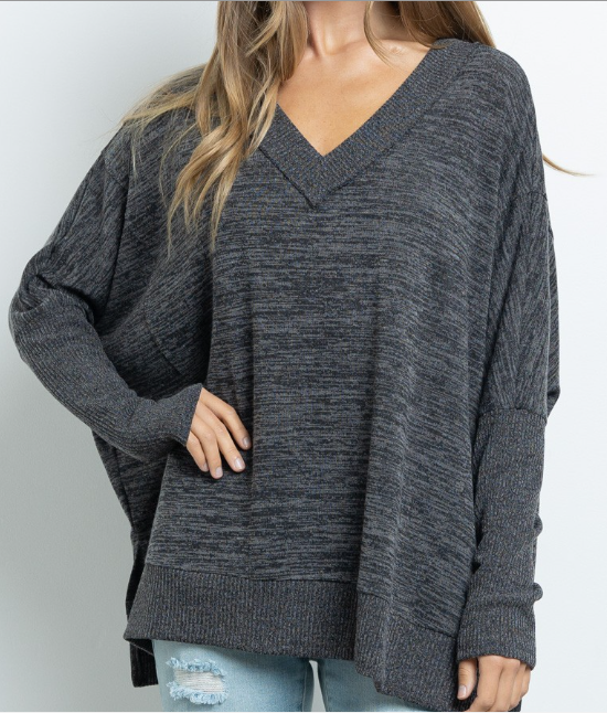 Charcoal Oversized Sweater